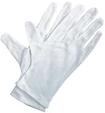 Soft White Cotton Gloves 4/Pkg [並行輸入品]