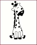 Wall Decor Plus More Baby Giraffe Wall Sticker for Nursery or Child's Room Decor Vinyl Decal 24x10 B