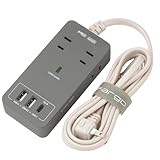 Fargo 電源タップ SATI COLOR CORD USB PD30W TYPE-C TYPE-A AC4個口 1.8m 全9色 (ダークグレー)