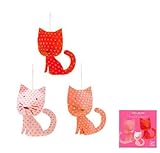 DJECO　ジェコ　Room deco　ルームデコ　Perched cats　ペーパーオーナメント パーシェッドキャット　DD04955