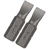 Vermont American 15322 Type Slotted Size 8 through 10 with 1-Inch Length Extra Hard Screwdriver Bit,