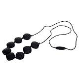 MyBoo Autism/Sensory/Teething Chewable Beaded Necklace - Black by MyBoo
