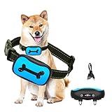 aninako 無駄吠え防止首輪 【2025新振動＋超音波モード】無駄吠え防止グッズ訓練用 犬 しつけ 首輪 無駄吠え防止 無駄吠え防止器具 犬吠え防止グッズ (青)