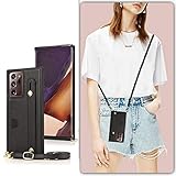 Galaxy Note20 Ultra 5G SC-53A SCG06 対応 Galaxy Note20 Ultra スマホ ケース Galaxy Note20 Ultra 5G 肩掛け 首かけ 斜めがけ ショルダー ケース Galaxy Note20 Ultra 5G 財布型 ケース SC-53A スマホ 携帯 用 ケース Galaxy Note20 Ultra 5G カード収納 サムスン ギャラクシーNote20 Ultra スマホ 携帯ケース case Cavor Galaxy Note20 Ultra 5G 携帯 カバー ベルト機能が付き 片手操作 PU皮革を手作 スタンド機能 スマホショルダー人気 TPUパイピング 定期入れ付きスマホケース 指紋防止 落下防止 スマホストラップ 斜めがけ Qi ワイヤレス充電対応 薄型軽量 耐久性 取り外し可能 落下保護 【ブラック】