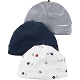 Carter's(カーターズ) 3パックビーニー ネイビー 小物 0～3ヶ月【並行輸入】