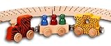 【米国正規商品・並行輸入】 木製おもちゃ Maple Landmark Wooden Toy Safari Train Set -Kids メイプルランドマーク サファリトレインセット
