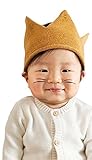 MIOIM ニット 毛糸 赤ちゃん キーズ ベビー クラウン 帽子 王冠 記念 撮影 誕生日 バースデー
