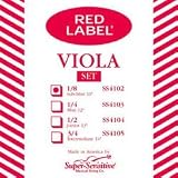 Super Sensitive 4128 Red Label Viola D String Nickel - Standard (15 - 16 1/2-Inch) - Orchestra Gauge