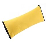 AMAA シートベルトカバー シートベルト枕 シートベルト調整パッド シートベルトサポーターまくら 児童シートベルトクッション 肩当てカバー 携帯枕 子供用 車内泊 車中泊 旅行 2個セット (金)