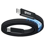 Magtame タイプcケーブル 磁気吸着 絡まり防止 240W/5A急速充電 フラット平形タイプ usbc-usbc_ケーブル 8K/60hz映像出力 Gen2x2/20Gpbs type-cケー_ブル iPhone15Pro/Max/Mac_Books/ドッキングステーション等適用(0.7M-ブラック)