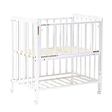 ヤトミ ベビーベッド ミニサイズ ミミ2 ホワイト MM552WH