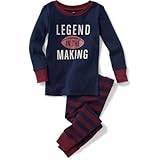 オールドネイビー OLD NAVY/ 2-ピースグラフィックスリープセット フットボール スリープウェア 6～12ヶ月【並行輸入】