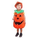 Wewillハロウィンオレンジパンプキンパッチキューティーユニセックスパーティーの子のセット衣装ファンシードレスUp 3 – 6year 4T-5T オレンジ BCC001_M