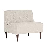 arne ソファ 一人掛け アームレス 日本製 完成品 Lunch 3×4 NS-7 ダークブラウン脚 アイボリー