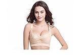 (チェリーレッド) CherryRed レディース ファッション マタニティ ブラジャー Bra 授乳ブラ 授乳ブラジャー 妊娠初期 産前 産後 授乳兼用 大人 かわいい 総レース 95D ベージュ