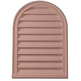 Fypon CLV22X31S 22"W x 31"H Decorative Woodgrain/Stainable Cathedral Louver [並行輸入品]