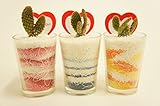 【今だけの限定価格!!!!在庫限り。】　観葉植物　サボテン　グラス器　3個セット（赤、青、黄）!!!　透明なガラス器だからどんなお部屋にもぴったり。インテリアにもギフトにも。