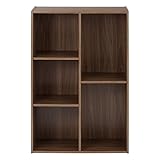 【完成品＋開梱設置サービス付き】 カラーボックス マルチラック 木製 本棚 収納ケース ウォールナット