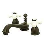 Elements of Design ES3955PX Chicago 2-Handle 4 to 8 Mini Widespread Lavatory Faucet with Brass Pop-u