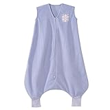 HALO Big Kids Sleepsack Micro Fleece Wearable Blanket, Lilac Snowflake, 2-3T by Halo