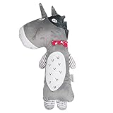 Cutelove シートベルト枕 キッズ 首を守る マジックテープ 取付簡単 カバー 子供 ドライブ カーグッズ お祝い 可愛い おもちゃ 動物 牛（グレー）