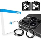 AUNEOS カメラフィルム iPhone 17 Pro/Pro Max 用 レンズカバー 【宇宙航空用材料】アイフォン 17 プロ/プロマックス 対応 カメラ保護 アルミ合金製 耐衝撃 日本旭硝子素材 強化カメラフィルム 硬度10H ARコーティング 高透過率 黒縁取り 露出オーバー防止 キズ防止【2セット·6枚入り】(ブラック, iPhone 17 Pro/Pro Max)