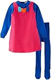 アガタ・ルイス・デ・ラ・プラダ ベビー Agatha Ruiz de la Prada Baby かわいいハートのジャンスカ風ワンピとタイツ 24M