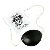 Toy Plastic Small Pirate Eye Patches (36 pcs) [並行輸入品]