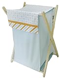 My Baby Sam Penny Lane Hamper, Orange/Aqua by My Baby Sam