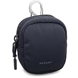 NEXARY イヤホンポーチ イヤホンケース Bluetooth ワイヤレスイヤホン ポーチ 内ポケット (ブラック)