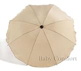 Baby Pram Pushchair Sun Parasol / Universal Umbrella Shade Canopy (Beige) by Baby Comfort
