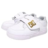 DC SHOES(ディーシーシュー) スニーカー キッズ 男の子 ブランド ホワイト 14cm ロゴ b系 ストリート系 ファッション kdcft021