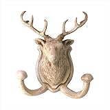 アニマルフック Animal Hook  [ Shika Deer ニホンシカ / ホワイト ]