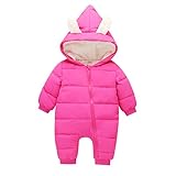 mioim ベビー服 子供服 男の子 女の子 ダウンコート ロンパース 長袖 厚手 フード付き 秋冬 ダウン ジャケット 防寒 アウター 上着 赤ちゃん服 普段着