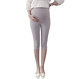 Zhhlinyuan ファッション Women's High Quality マタニティ Adjustable Pants Shorts Pants Maternity Belly Pregnancy