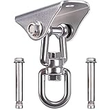 [ケンコバハンズ] 吊り下げ金具 360度回転 コンクリート用 天井フック 吊り金具 ハンモック チェア サンドバッグ ヨガ 金具 ((コンクリート用(1個セット）))