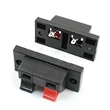uxcell スピーカーターミナルボード　スピーカー端子　2ポジション　スピーカー端子板　54x25mm　2個
