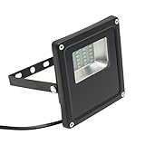 防雨形LED投光器 (10Wタイプ) ACコード2m 【薄型】（1個入り）