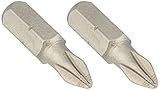 Vermont American 16421 Type Phillips Size Number 1 with 1-Inch Length Icebit Power Bit, 2 Pieces Per