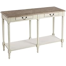 Amazon | アンティーク調 コンソールテーブル W約120×D約40×H約77cm