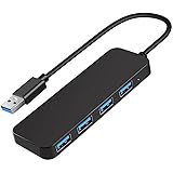 USB 3.0 Hub, VIENON 4-Port USB Hub USB Splitter USB Expander for Laptop, Xbox, Flash Drive, HDD, Console, Printer, Camera,Key