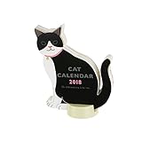 グリーティングライフ 2018年 アニマル ダイカット カレンダー ねこ C-1029-ET