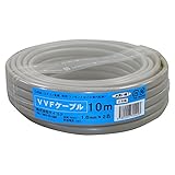 テイコク VVF ケーブル 2CX1.6mm 灰色 10m巻