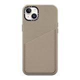 CASETiFY ペブル カードポケット ケース for iPhone 14 Plus - グレージュ