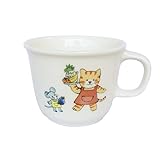 国産強化磁器 子ども食器 手付きコップ ワンダーランド クリストバライト強化磁器 A3038-46