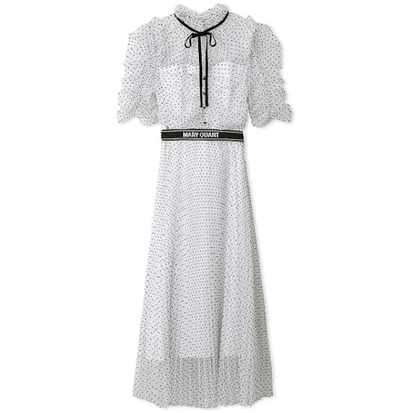 Amazon.co.jp: [フレイ アイディー] レーストリムスリップドレス