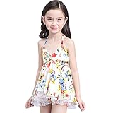 キッズ　水着 花柄　ワンピース 子供水着　 女の子　温泉　おしゃれ　体型カバー　ビーチ　レース　涼しい　子供服 夏　体型カバー