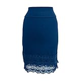 Peekaboo-Chic SKIRT レディース カラー: ブルー