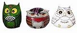 ビー玉の新しい家お金ボックス – フクロウデザイン – セラミックコインバンクfor Kids