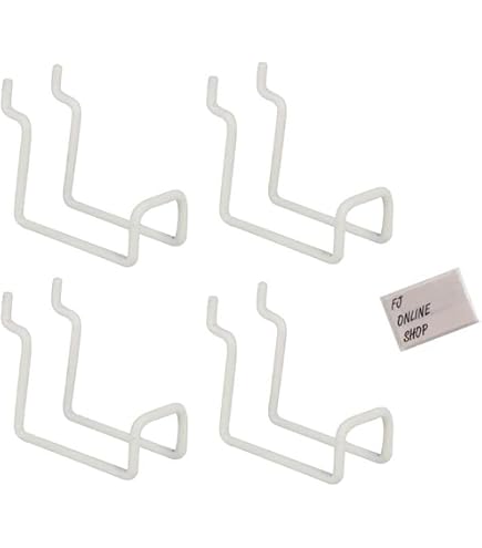 Amazon.co.jp: ステラNEXT パンチングパネル用1本フック (白, L50